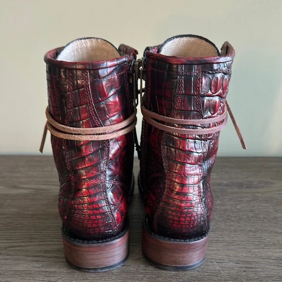 OG Freebird Red Croco Manchester - Picture 4 of 5